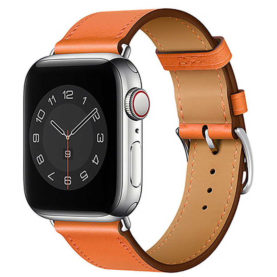 Watch 42mm Wiwu Attleage Watchband Hakiki Deri Kordon - 1 Watch 42mm Wiwu Attleage Watchband Hakiki Deri Kordon - 1